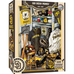 San Diego Padres - Locker Room 500 Piece Jigsaw Puzzle