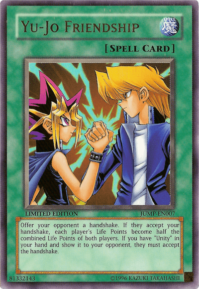 Yu-Jo Friendship [JUMP-EN007] Ultra Rare (ONLINE ORDER ONLY)