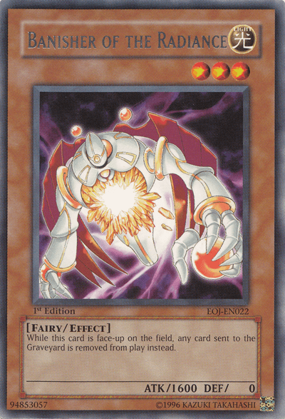 Banisher of the Radiance [EOJ-EN022] Rare (ONLINE ORDER ONLY)