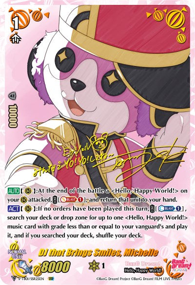 DJ that Brings Smiles, Michelle (V-TB01/SSR25EN) [BanG Dream! FILM LIVE]