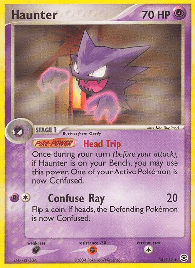 Haunter (34/112) [EX: FireRed & LeafGreen] (Online Only)