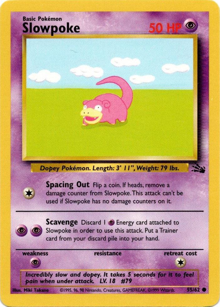 Slowpoke (55/62) [Fossil Unlimited] (Online Only)