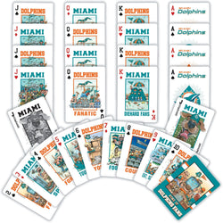 Miami Dolphins Fan Deck Playing Cards - 54 Card Deck