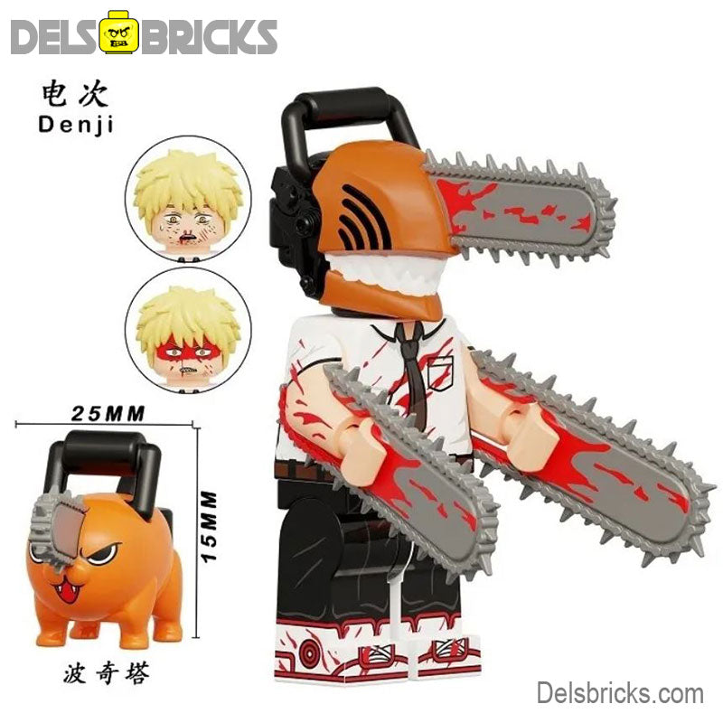 Chainsaw Man Denji & Pochita Lego Minifigures (ONLINE ORDER ONLY)