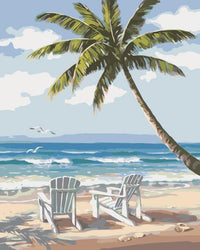Chairs on Beach