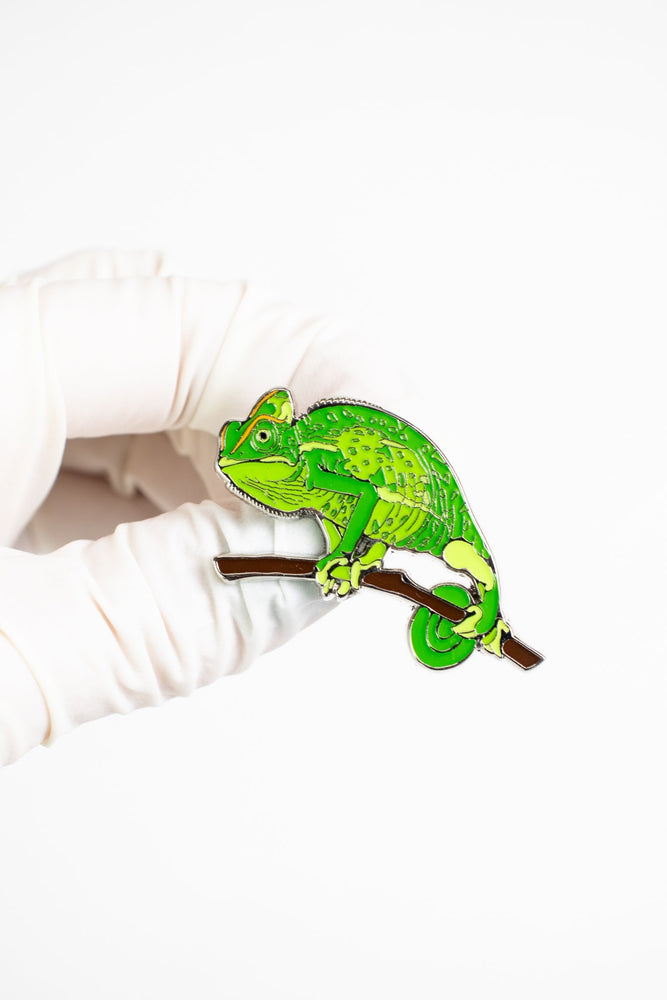 Chameleon Enamel Pin (Chamaeleonidae)