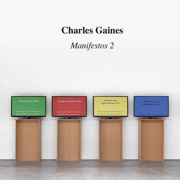 CHARLES GAINES - Manifestos 2 [CD] (ONLINE ORDER ONLY)