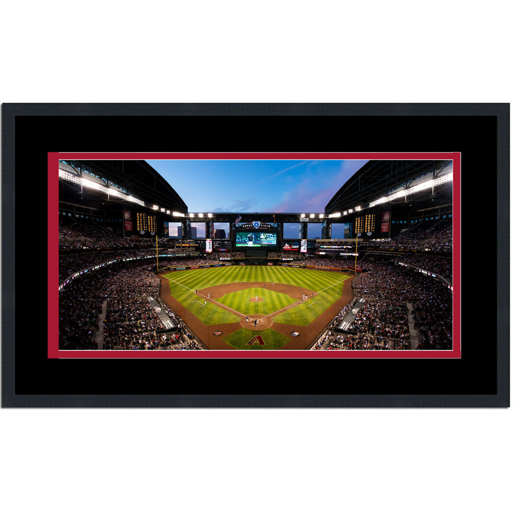 Framed Chase Field Arizona Diamondbacks MLB 16x24 Baseball Photo Professionally Matted (ONLINE ORDER ONLY)