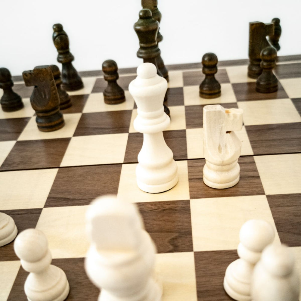 LPG Classics: Wooden Folding Chess/Checkers/Backgammon Set 40cm (ONLINE ORDER ONLY)