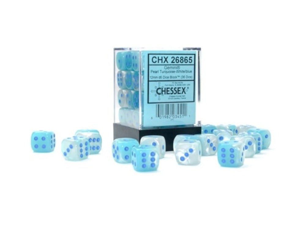 CHESSEX: D6 Gemini™ DICE SETS - 12mm