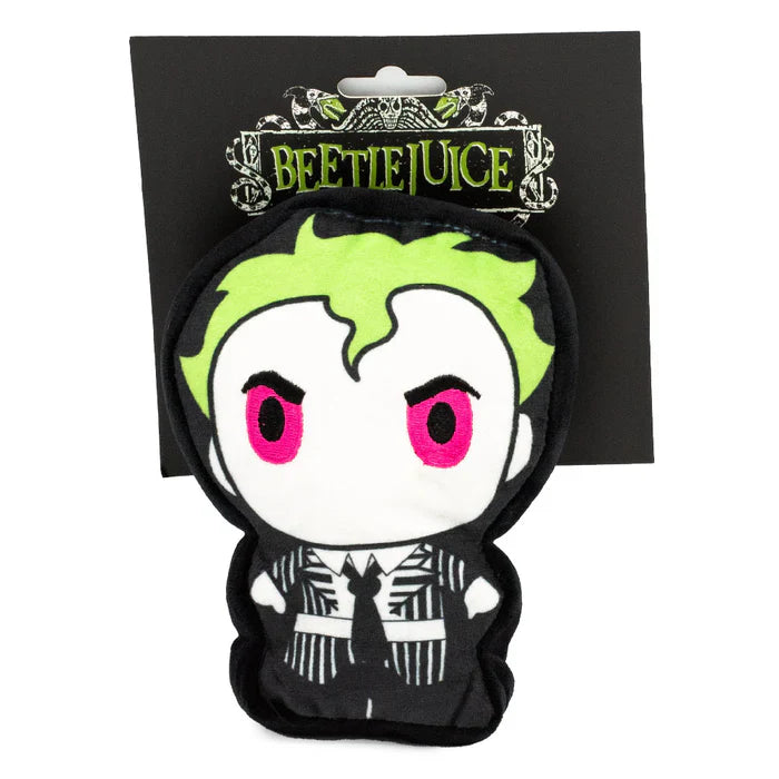 Chibi Beetlejuice Squeaky Plush Dog Toy (Online Order Only)