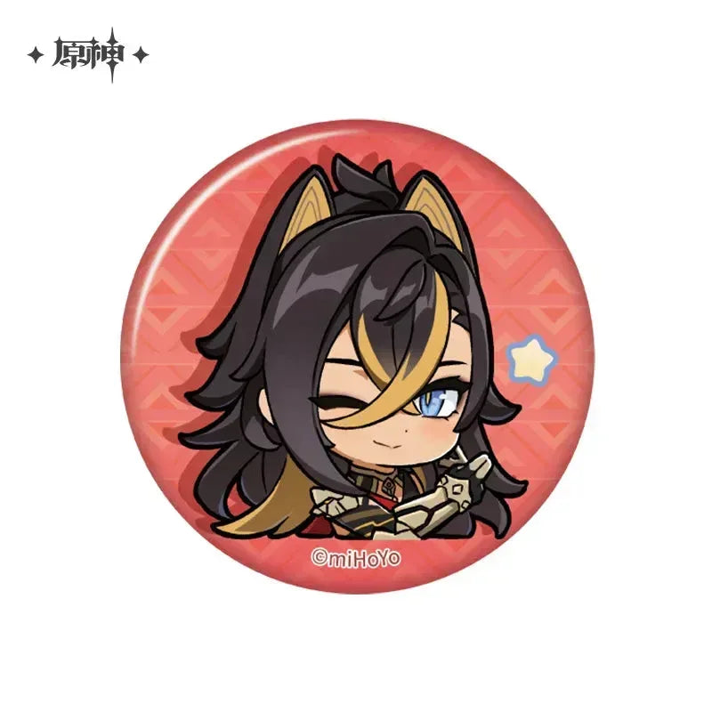 Genshin Impact Chibi Emojis Series Badge Sumeru