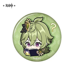 Genshin Impact Chibi Emojis Series Badge Sumeru