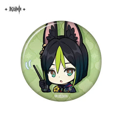 Genshin Impact Chibi Emojis Series Badge Sumeru