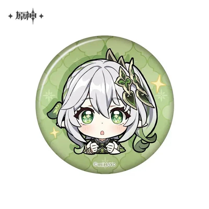 Genshin Impact Chibi Emojis Series Badge Sumeru