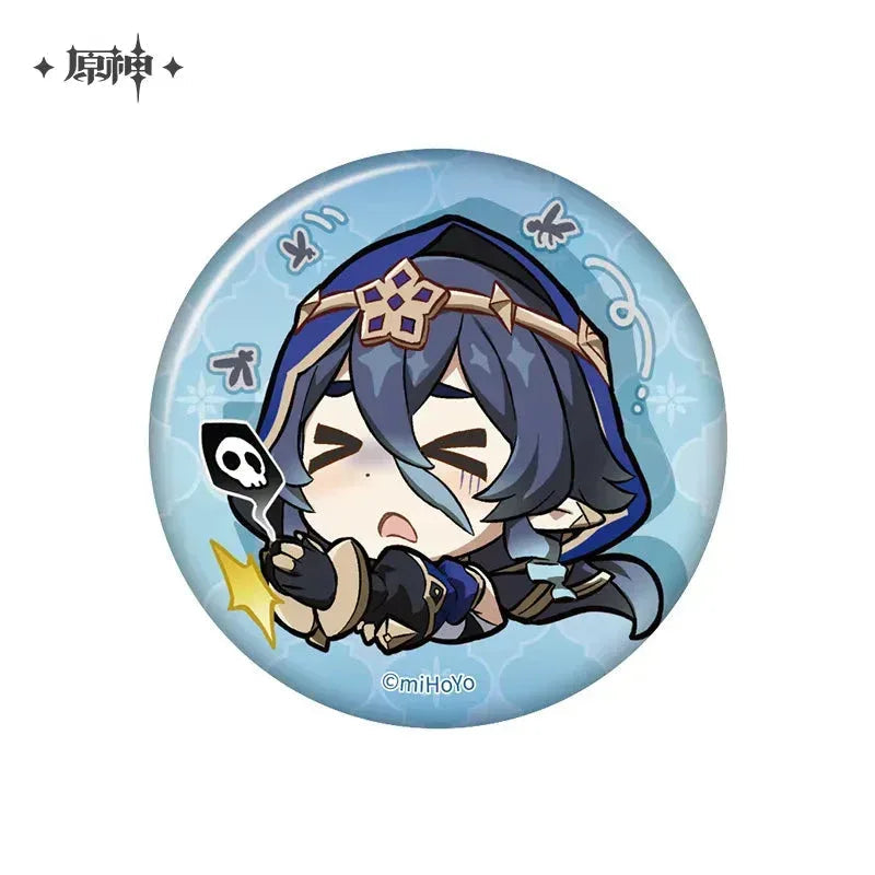 Genshin Impact Chibi Emojis Series Badge Sumeru