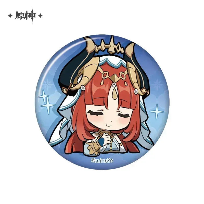 Genshin Impact Chibi Emojis Series Badge Sumeru