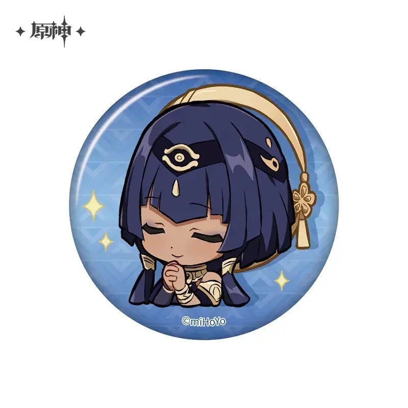 Genshin Impact Chibi Emojis Series Badge Sumeru