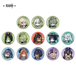 Genshin Impact Chibi Emojis Series Badge Sumeru