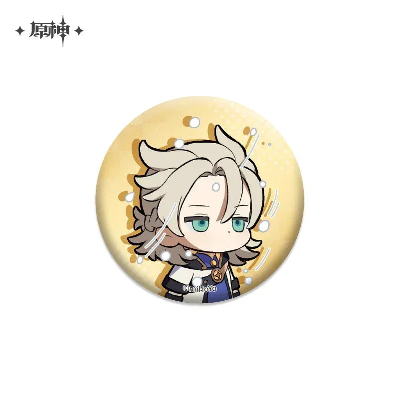 Genshin Impact Chibi Emojis Series Badge Vol.1