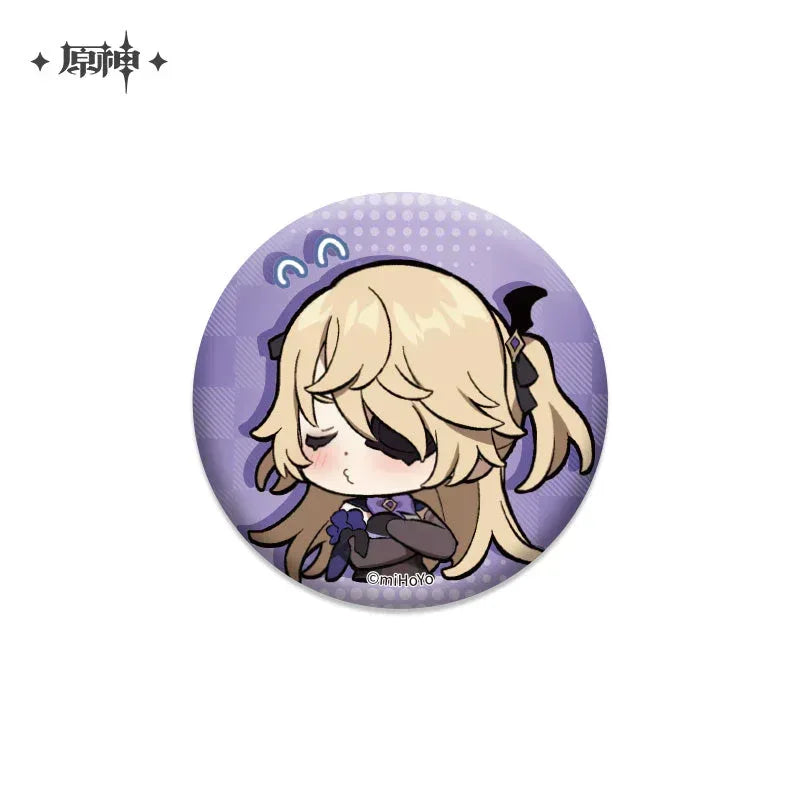 Genshin Impact Chibi Emojis Series Badge Vol.1