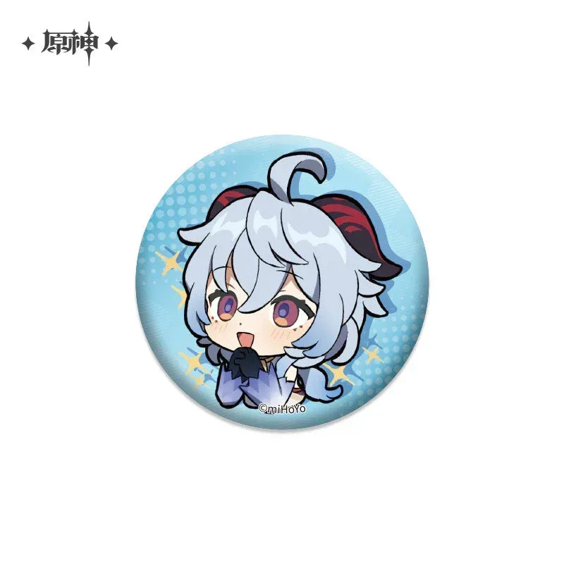 Genshin Impact Chibi Emojis Series Badge Vol.1