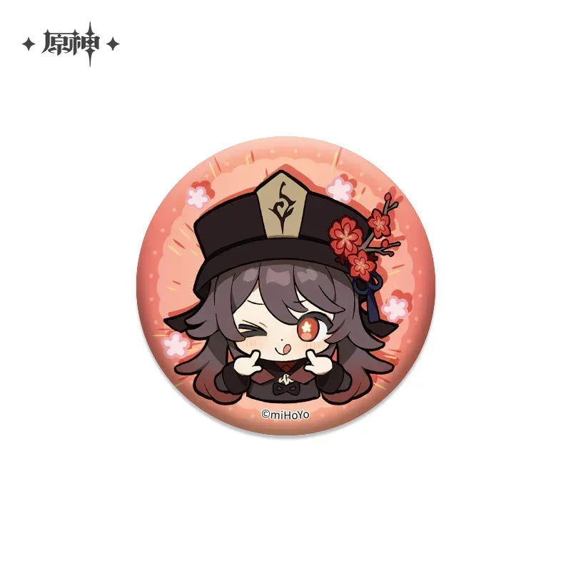 Genshin Impact Chibi Emojis Series Badge Vol.1