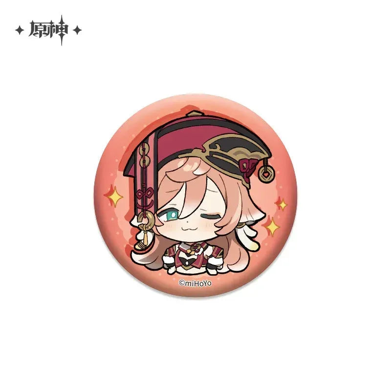 Genshin Impact Chibi Emojis Series Badge Vol.1