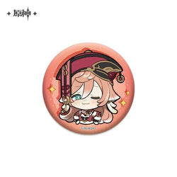 Genshin Impact Chibi Emojis Series Badge Vol.1
