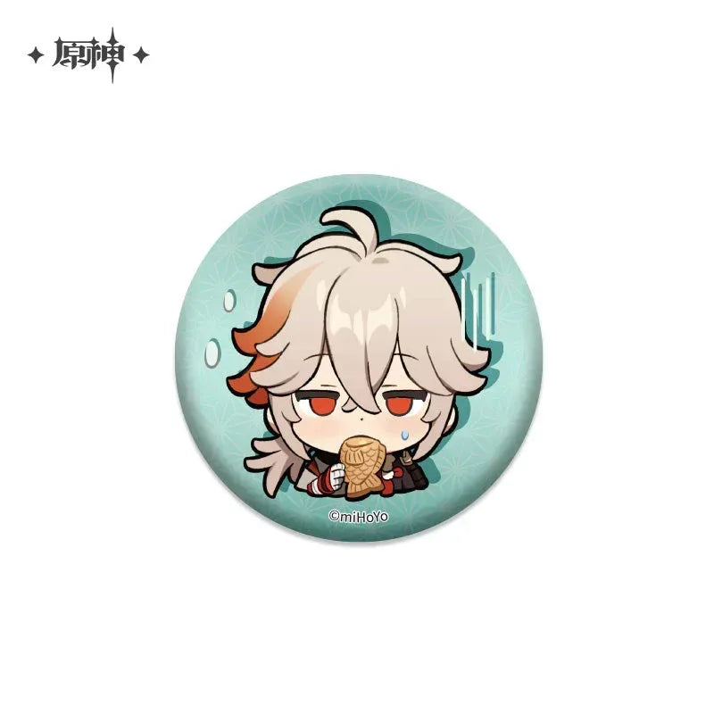 Genshin Impact Chibi Emojis Series Badge Vol.1