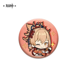 Genshin Impact Chibi Emojis Series Badge Vol.1