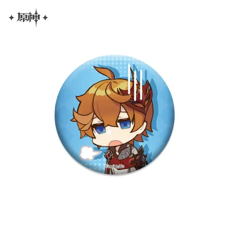 Genshin Impact Chibi Emojis Series Badge Vol.1