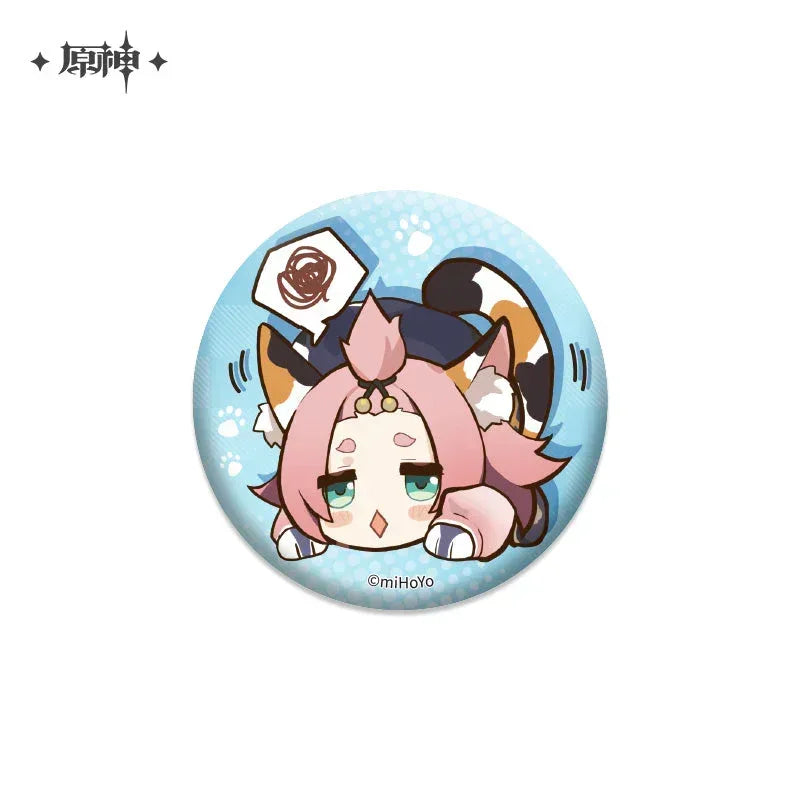 Genshin Impact Chibi Emojis Series Badge Vol.1