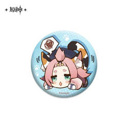 Genshin Impact Chibi Emojis Series Badge Vol.1