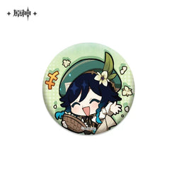Genshin Impact Chibi Emojis Series Badge Vol.1