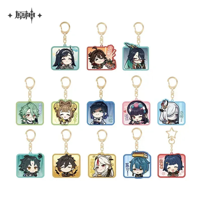 Genshin Impact Chibi Emojis Series Pendant Vol.2