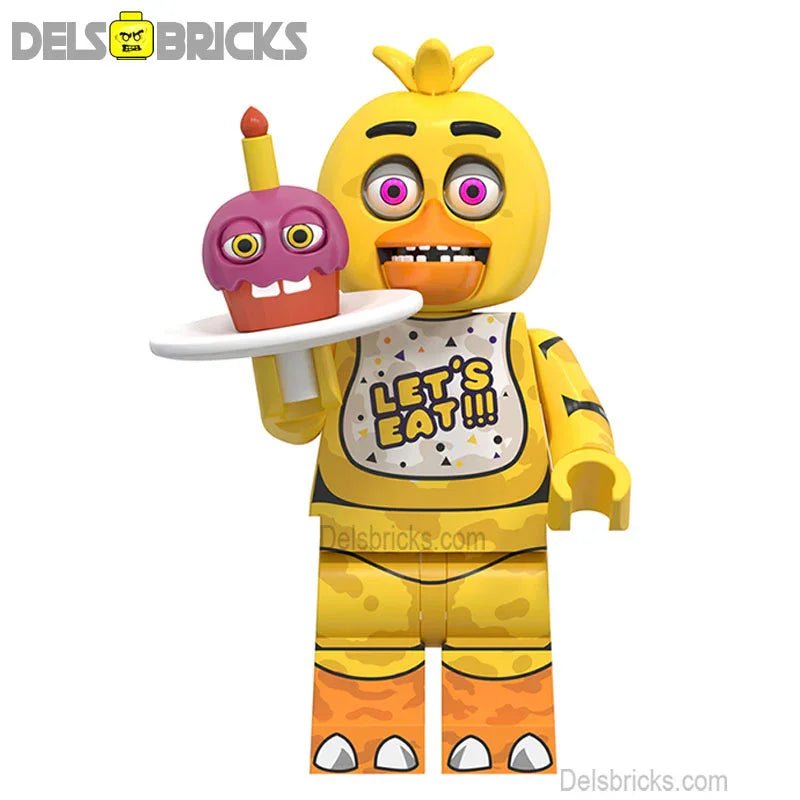 Chica Five Nights At Freddys Movie Lego Minifigures custom toys (ONLINE ORDER ONLY)