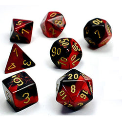 Chessex: Mini Polyhedral Dice set - Gemini (Online Order Only)