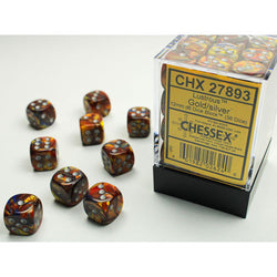Chessex: D6 Lustrous™ DICE SET - 12MM (ONLINE ORDER ONLY)