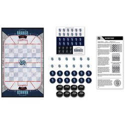 Seattle Kraken Checkers Board Game