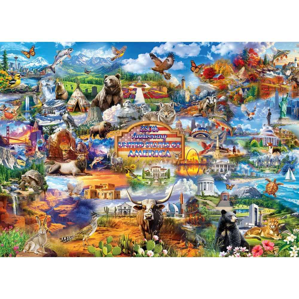 Celebrate America - America's 250th Anniversary 1000 Piece Jigsaw Puzzle