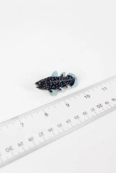 Coelacanth Enamel Pin (Coelacanthiformes)