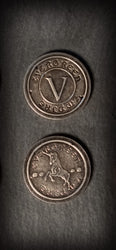 50 Metal Coin Board Game Upgrade Set (Medieval Coins)