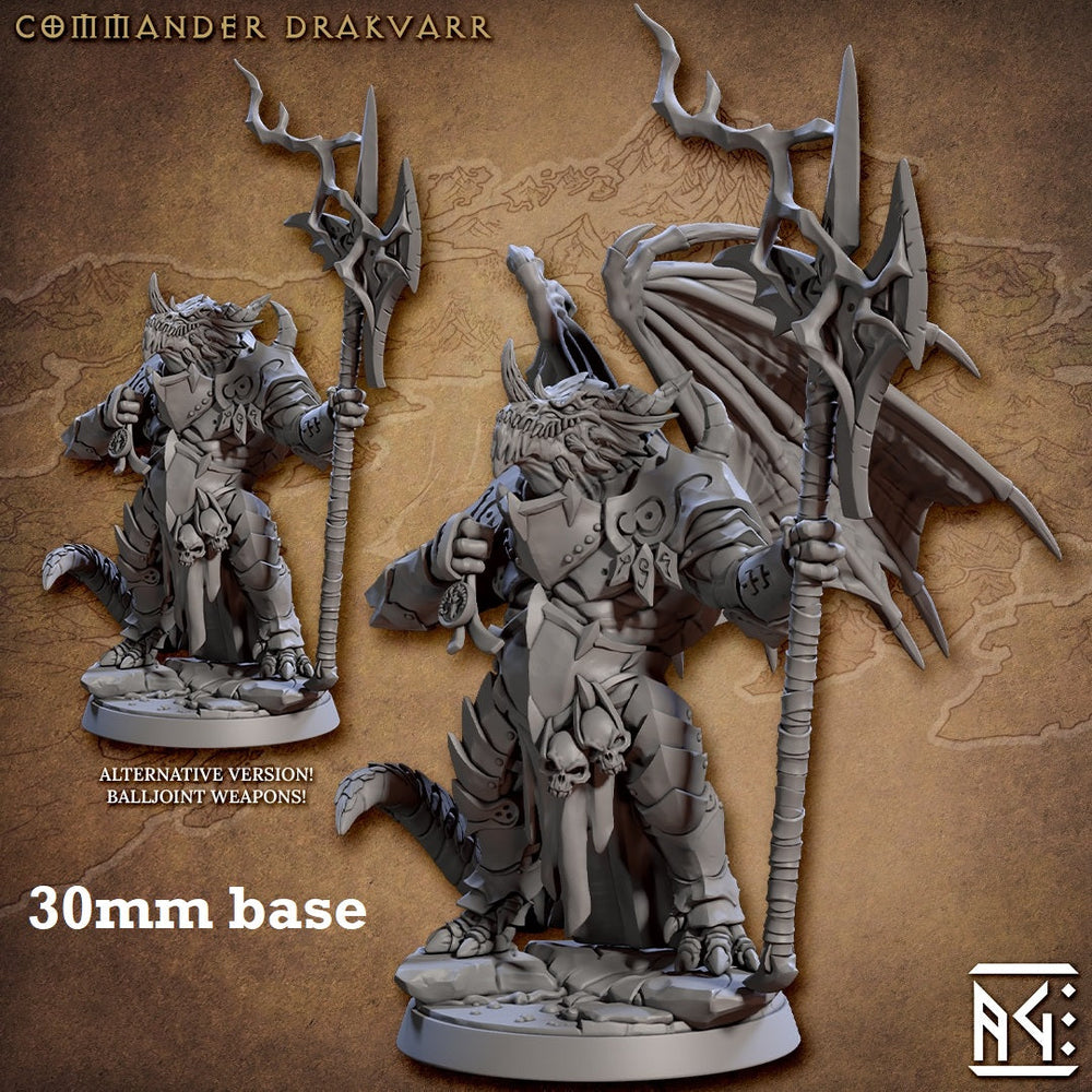 Commander Drakvarr (Male Dragonborn Knight) (Online Only)