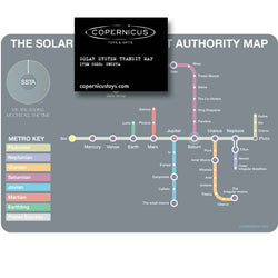 Solar System Subway Postcard (ONLINE ORDER ONLY)