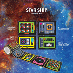 Star Ship Engineer Washi Tape (ONLINE ORDER ONLY)