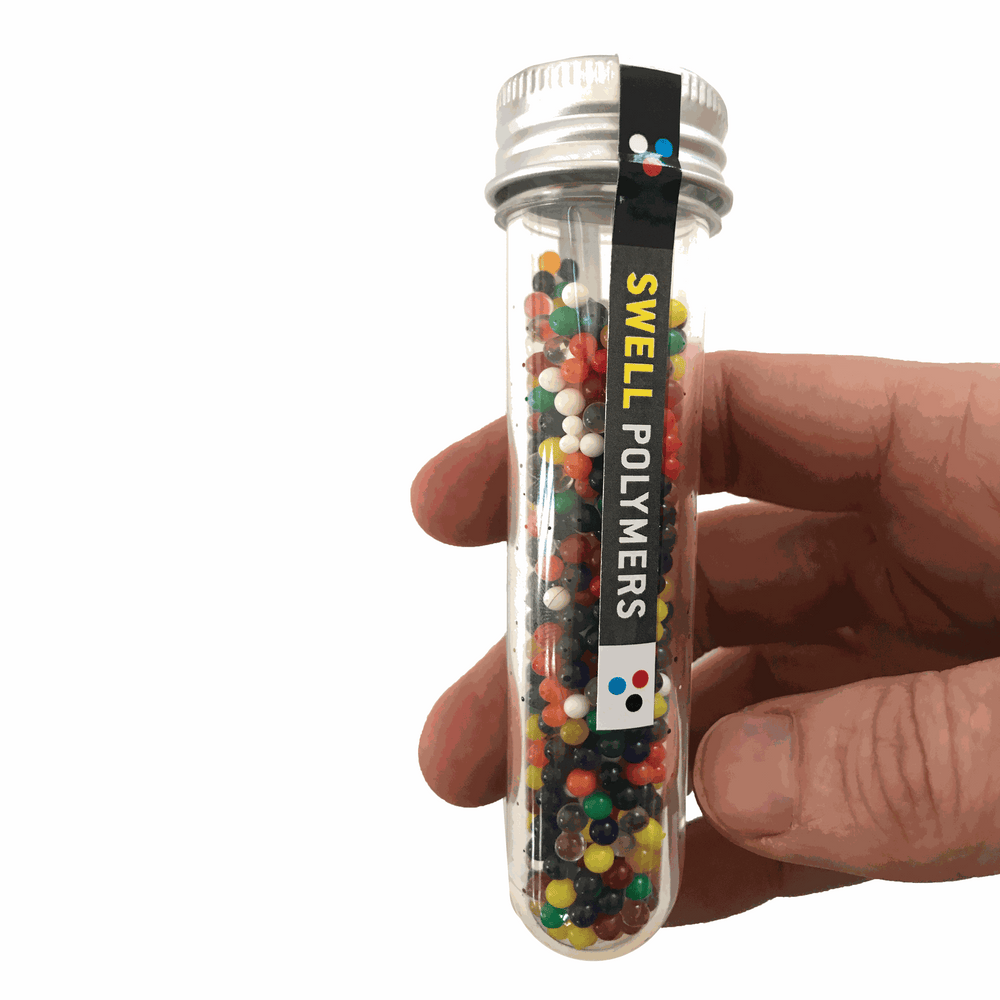 Swell polymer spheres (multi-colored) (ONLINE ORDER ONLY)