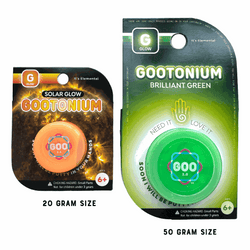 Gootonium: Glowing Orange solar putty - 20g (ONLINE ORDER ONLY)