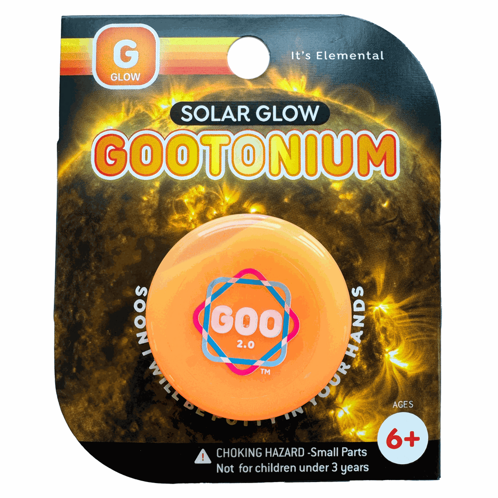 Gootonium: Glowing Orange solar putty - 20g (ONLINE ORDER ONLY)