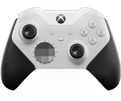 MODDEDZONE WHITE CORE XBOX ELITE SERIES 2 CUSTOM MODDED CONTROLLER
